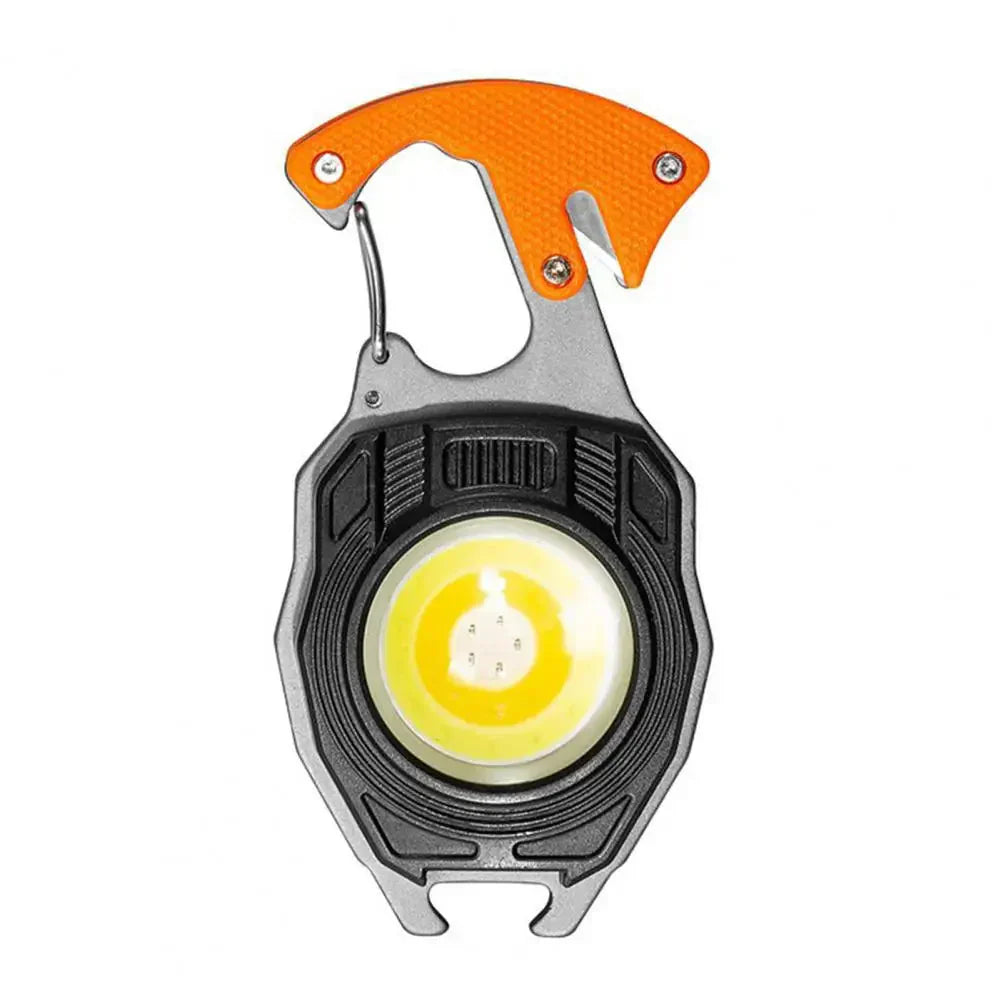 Multifunctional Rechargeable Camping Tool with Light, Lighter, Whistle & More